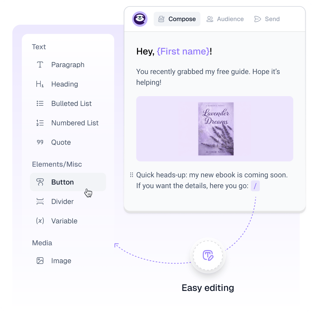 Easymail email editor