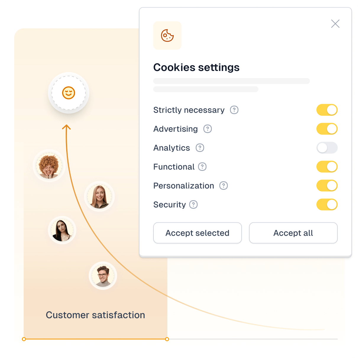 Cookie consent transparency interface