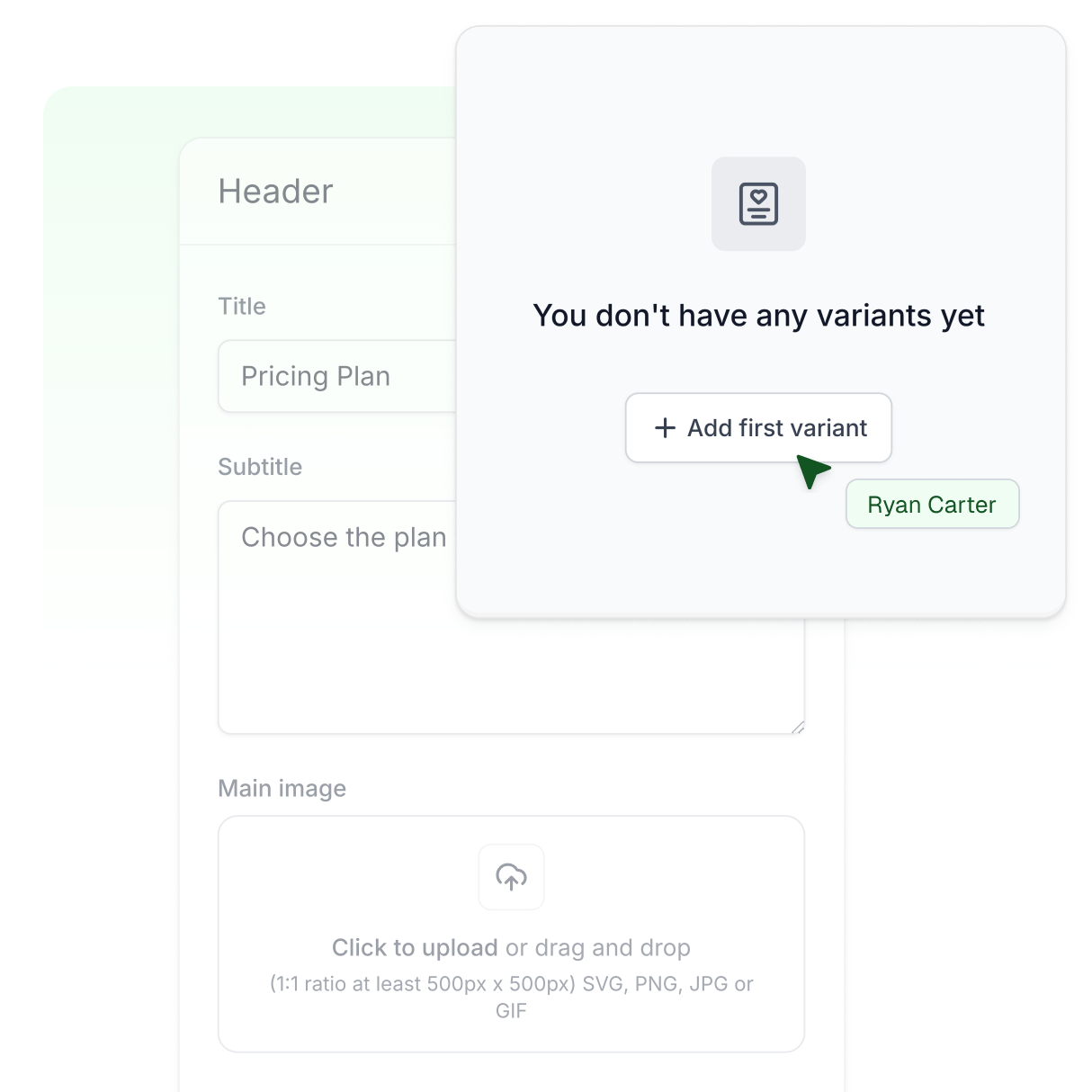 Easyoffer intuitive builder preview