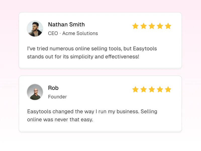 Collect and share testimonials illustration
