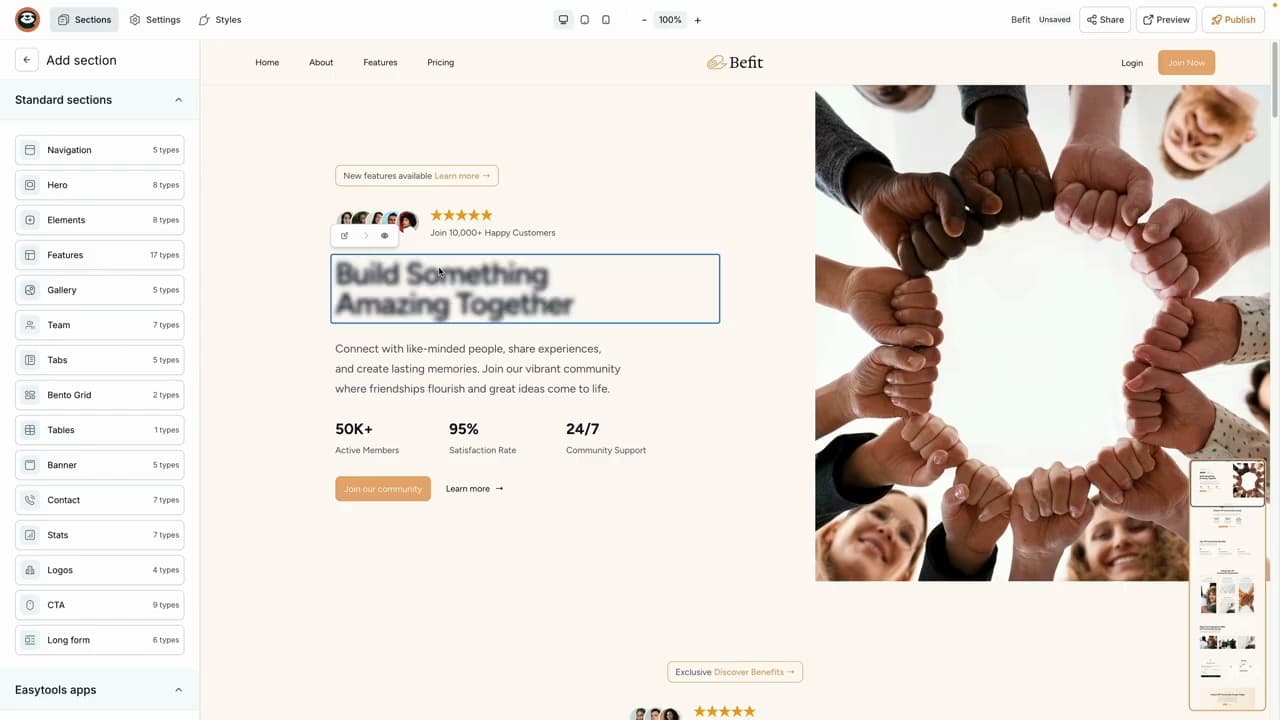 Video demo sản phẩm Easypage